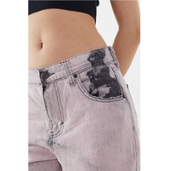 BDG Urban Outfitters Overdye Low Rise Baggy Boyfriend Jeans Size 27 W / 32 L - Picture 6 of 14